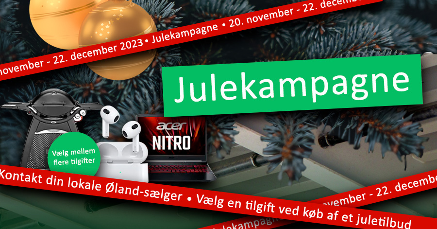 Julekampagne hos Øland - 2023